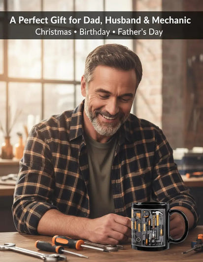 Mechanic Toolbox Set Pattern Funny Coffee Mug