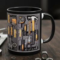 Mechanic Toolbox Set Pattern Funny Coffee Mug