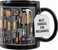 Mechanic Toolbox Set Pattern Funny Coffee Mug